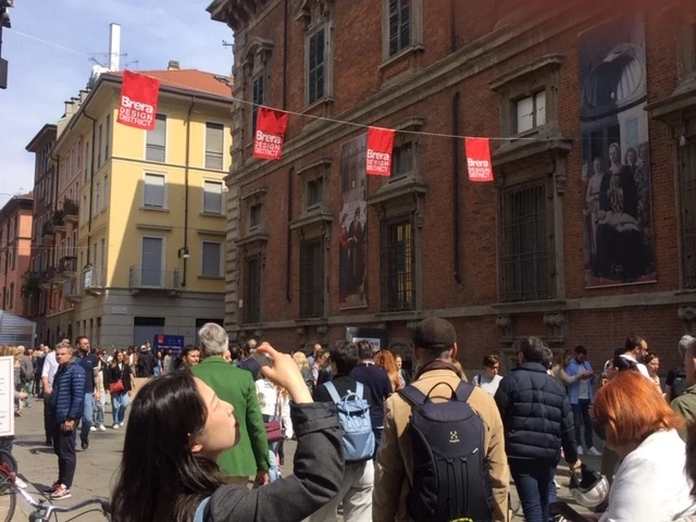 Il Fuorisalone nei pressi dell’Accademia di Brera